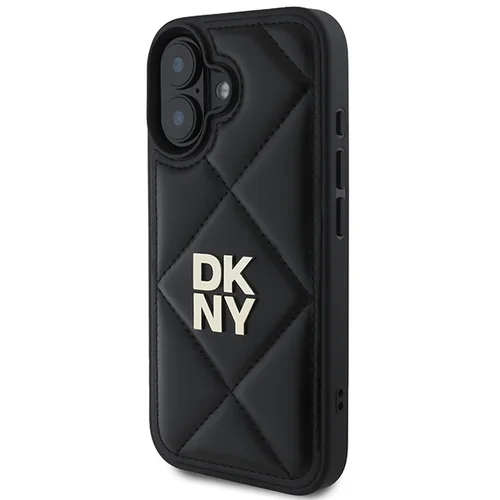 DKNY siūlų rašto dėklas iPhone 16, juodas image 2