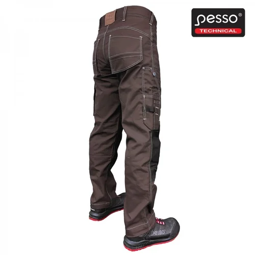 PESSO KDRD Twill darbo kelnės rudos 44 image 2