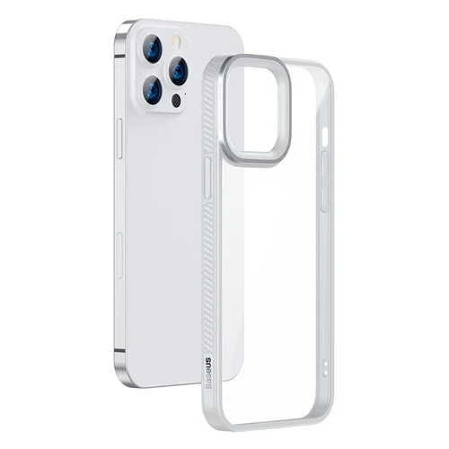 Baseus Crystal Armor Case iPhone 13 Pro dėklas, pilkas (ARJT000413) image 3