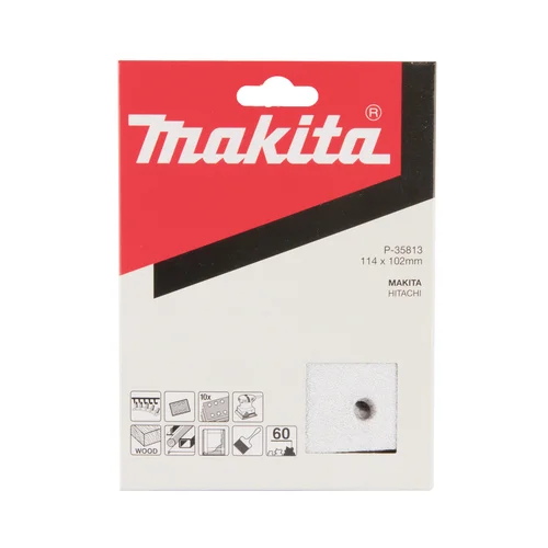 Makita P-35813 Šlifavimo popierius 114x102 mm K60 10 vnt image 3