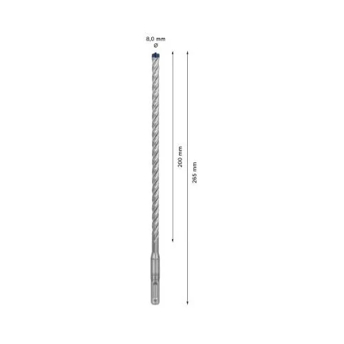 Bosch SDS-plus grąžtas betonui 8x200x265 mm 2608900090 image 3