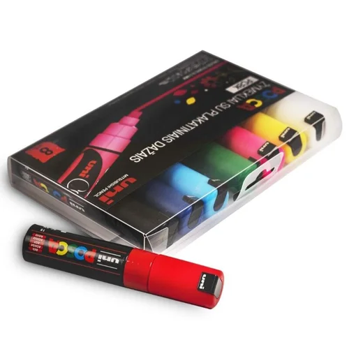 Posca PC-8K Markerių rinkinys, 8 vnt image 3