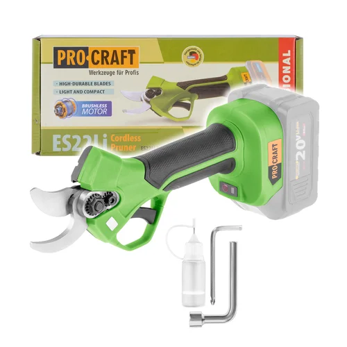 ProCraft ES22Li akumuliatorinės šakų žirklės 20 V 15/25 mm image 1