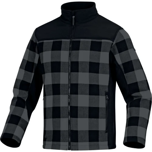 DELTAPLUS KODIAK medvilninė striukė su fliso pamušalu ir Softshell detalėmis - 3XL, Red-Black image 3