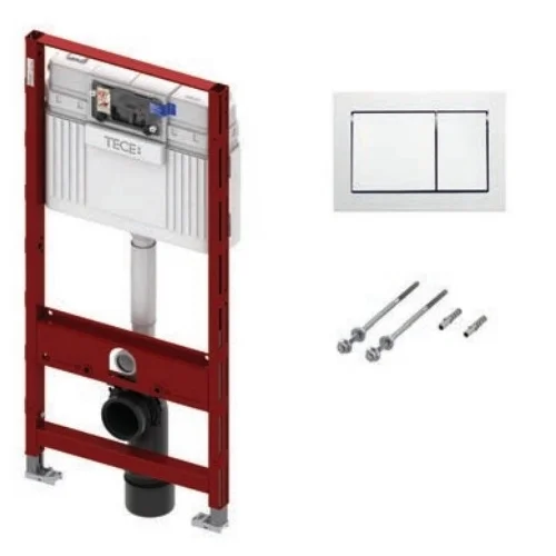TECE TECEbase unitazo modulis 1120 mm, 10 L, balta plokštelė image 1