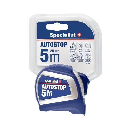 Specialist+ AUTOSTOP ruletė 5 m, 25 mm image 2