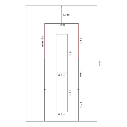 MEISTRO KODAS 600U U formos takelio atskyrimas 6 m image 3