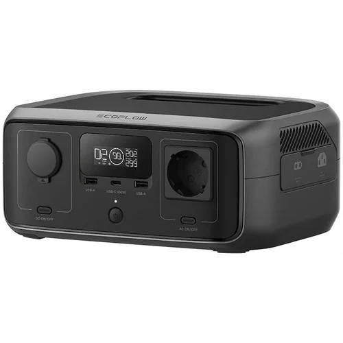 EcoFlow RIVER 3 600 W Juoda image 1