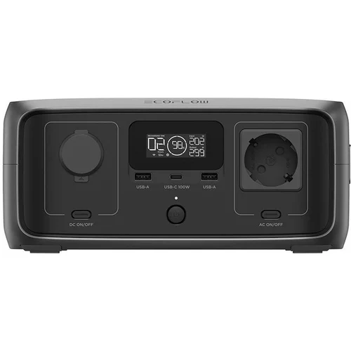 EcoFlow RIVER 3 600 W Juoda image 2