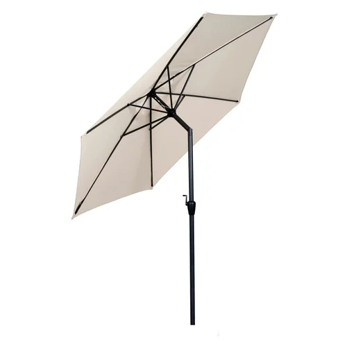 Lauko skėtis ⌀ 300 cm, 280 cm aukštis, smėlio image 1