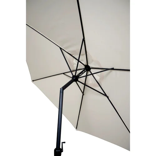 Lauko skėtis ⌀ 300 cm, 280 cm aukštis, smėlio image 3