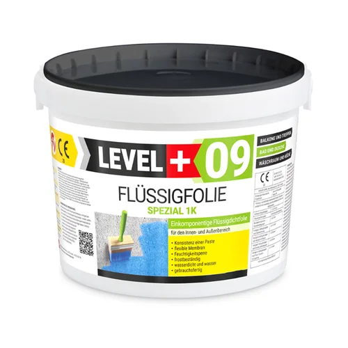LEVEL+ 09 Flussigfolie hidroizoliacija, 1,5 kg image 1