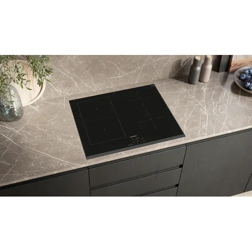 SIEMENS ED651BSB6E 60 cm Juoda Indukcinė kaitlentė image 2