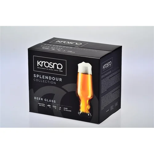 Krosno Splendour alaus taurių komplektas 0.4 L, 6 vnt. image 3