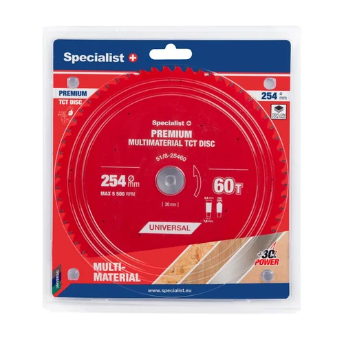 Specialist+ Pjovimo diskas 254x60Tx30mm Multimaterial PREMIUM image 1