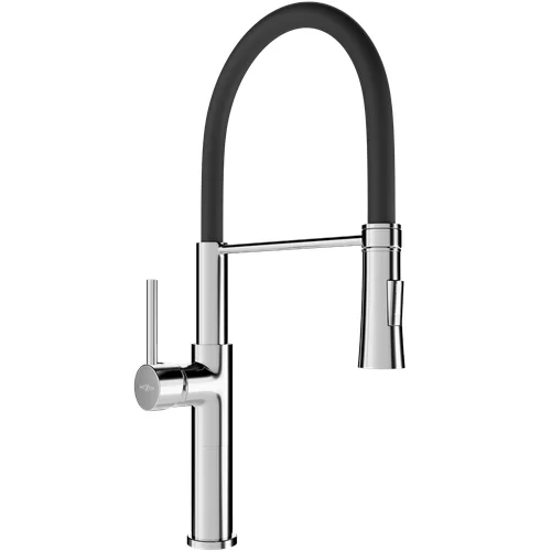Plautuvės maišytuvas su lanksčia žarna Mexen Dina 672701-07, chromas image 1