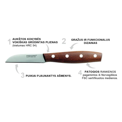 Fiskars Norr 1016475 skutimo peilis 7 cm image 2