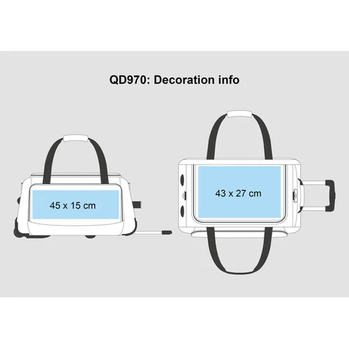 Quadra QD970 kelioninis krepšys 65 litrų Vieno dydžio Black/Dark Graphite image 3