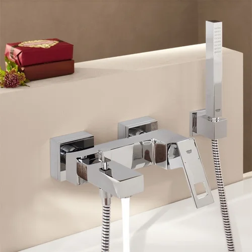 Grohe Eurocube vonios maišytuvas su dušo komplektu image 1
