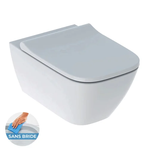 Geberit Smyle Square Rimfree 500.683.00.2 Pakabinamas unitazo komplektas image 1