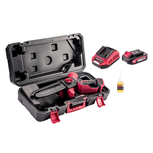 WORCRAFT Akumuliatorinis grandininis mini pjūklas 8" 20V LI-ION image 2