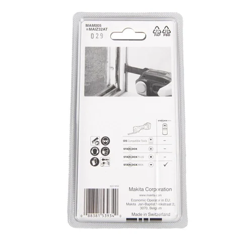 Makita Daugiafunkcinio įrankio peilis 32 mm B-66444 STARLOCK MAX image 3