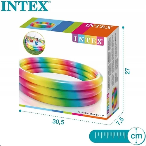 Intex 58449NP pripučiamas baseinas 168 cm, 581 L image 3