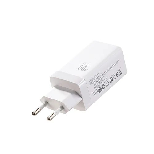 Joyroom JR-TG10 GaN 65W Įkroviklis su USB-C kabeliu 1.2m Baltas image 1