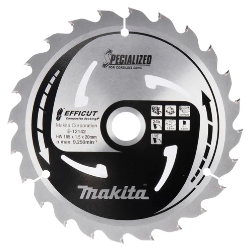 Makita E-12142 Pjovimo diskas klijuotoms plokštėms 165X1.5X20mm, 15° image 1