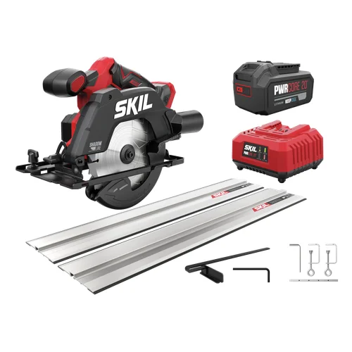 SKIL 3551AB, 20 V akumuliatorinis diskinis pjūklas, su liniuote image 1