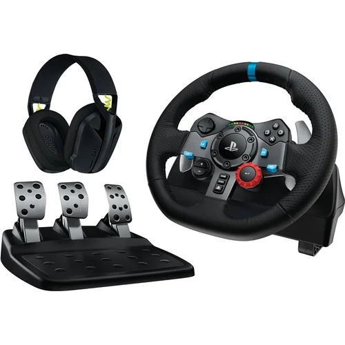 Logitech G29 + ausinės G435 Juodos image 1