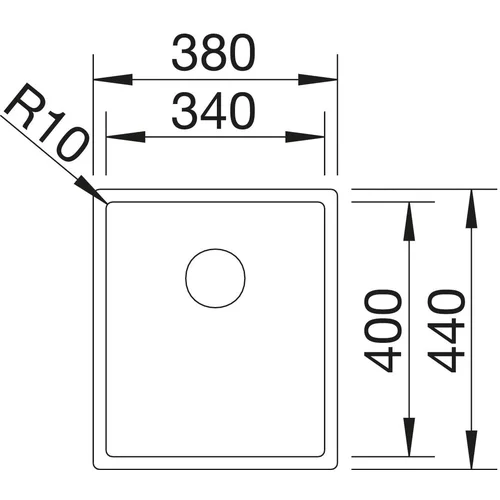 BLANCO CLARON 340-IF plautuvė 40 cm image 3