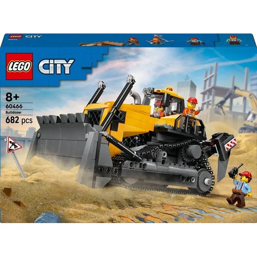LEGO City 60466 Geltonasis Buldozeris, 682 vnt. image 1