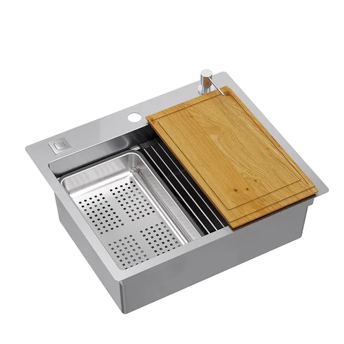 QUADRON BURT 100 MF5850BS virtuvės plautuvė su dozatoriumiu image 1