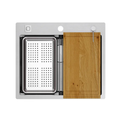 QUADRON BURT 100 MF5850BS virtuvės plautuvė su dozatoriumiu image 2
