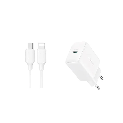 Joyroom JR-TCF20 20W USB-C Įkroviklis USB-C į Lightning kabelis Baltas image 2