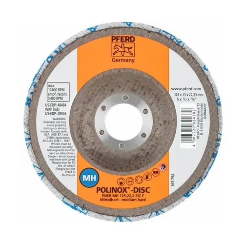 PFERD PNER-MH 125x22,2mm SiC F image 1