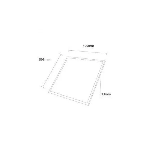 Optonica LED panelė 4000K, kvadratinė, 60x60 cm, 30 W image 2