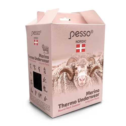 PESSO Termo Merino apatinių rūbų komplektas - L image 3