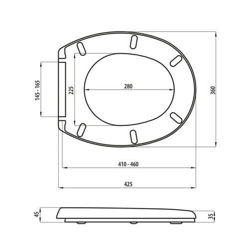 Klozeto dangtis MA-021A image 3