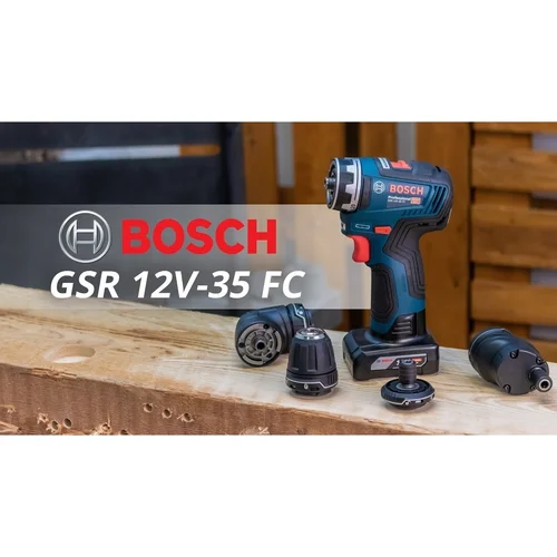 Bosch GSR 12V-35 FC Professional Akumuliatorinis gręžtuvas-suktuvas image 2