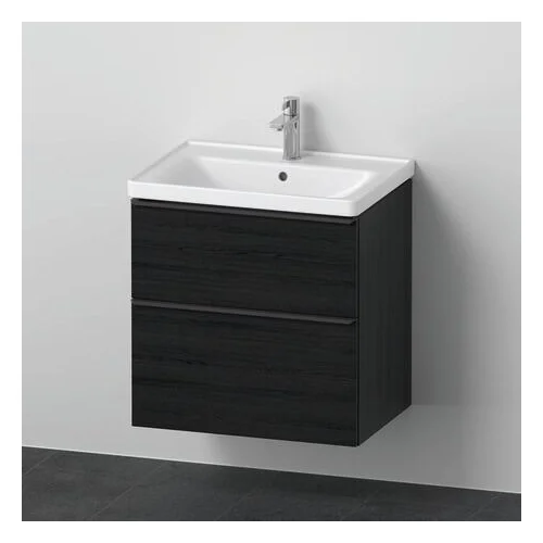 Duravit D-Neo DE012001616 Spintelė su praustuvu, 65×48 cm, Juodas ąžuolas image 1