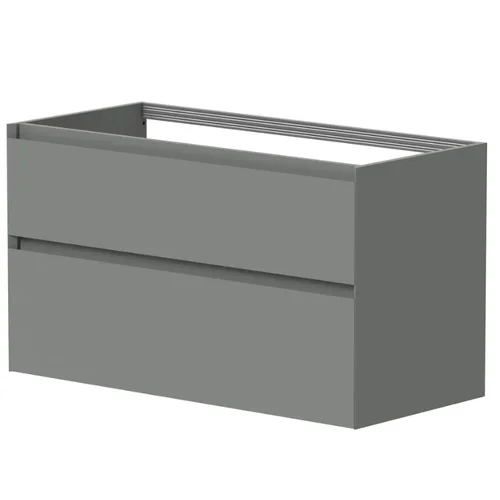 Kame LOFT Spintelė po stalviršiu, BUC/10-3DR/D18-LFT, 100 cm, Šviesiai pilka image 1