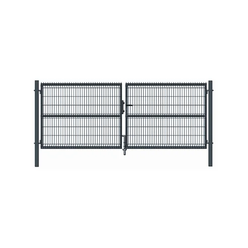 Garden Center Vartai segmentiniu užpildu 400 cm x 153 cm RAL7016 image 1