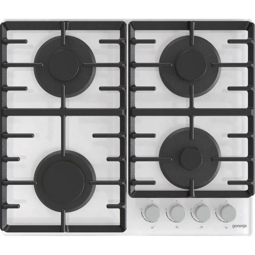 GORENJE GT642AXW 60 cm balta dujinė kaitlentė image 1