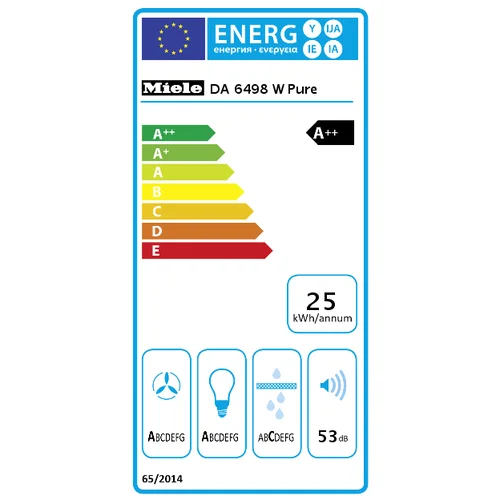 Miele DA 6498 W Pure gartraukis, 90 cm, Juoda image 2