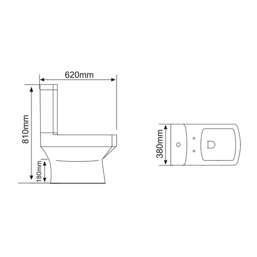 STYLO 213 RIMLESS klozetas image 2