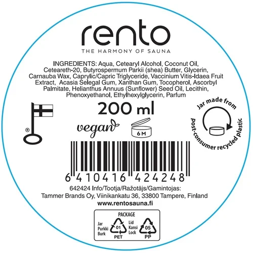 Rento kūno sviestas Arctic Berries 200 ml image 2
