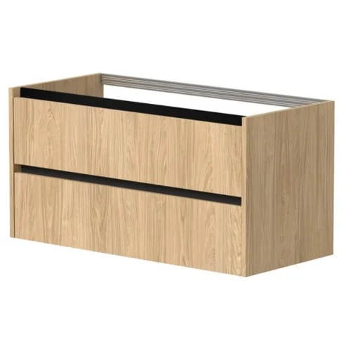 KAME City BU/12-3DR/35P2: Apatinė spintelė, 120 cm, Šviesus ąžuolas image 1