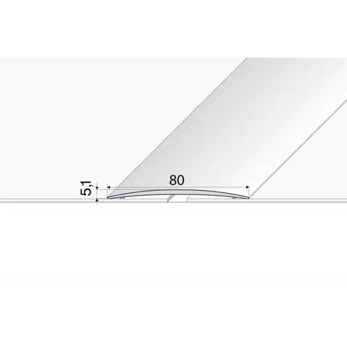 Effector A71 Profilis sujungimo klijuojamas sidabrinis 80x5,1mm 200cm image 2